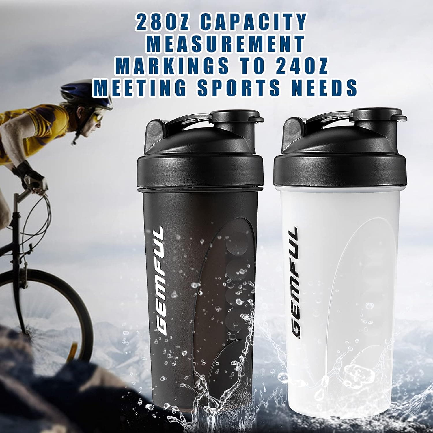 شیکر ورزشی GEMFUL برای مخلوطهای پروتئینی ضدنشت و بدون BPA 700ml شیکر ورزشی GEMFUL برای مخلوطهای پروتئینی ضدنشت و بدون BPA 700ml