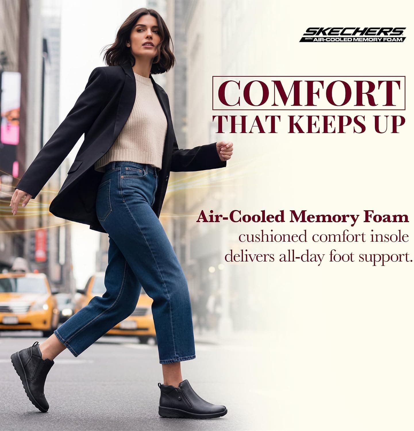 بوت مچی زنانه Skechers مدل Lovely Vibe-Fall in Bloom بوت مچی زنانه Skechers مدل Lovely Vibe-Fall in Bloom