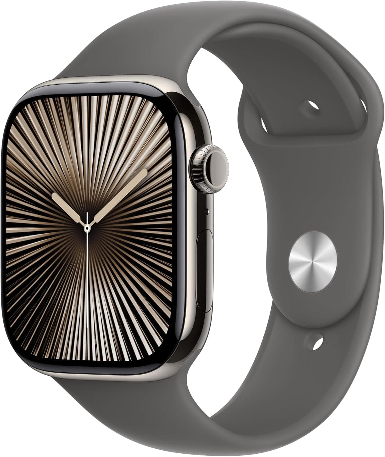 بند ساعت Apple Watch مدل Sport Band خاکستری سنگی 46mm سایز S/M بند ساعت Apple Watch مدل Sport Band خاکستری سنگی 46mm سایز S/M
