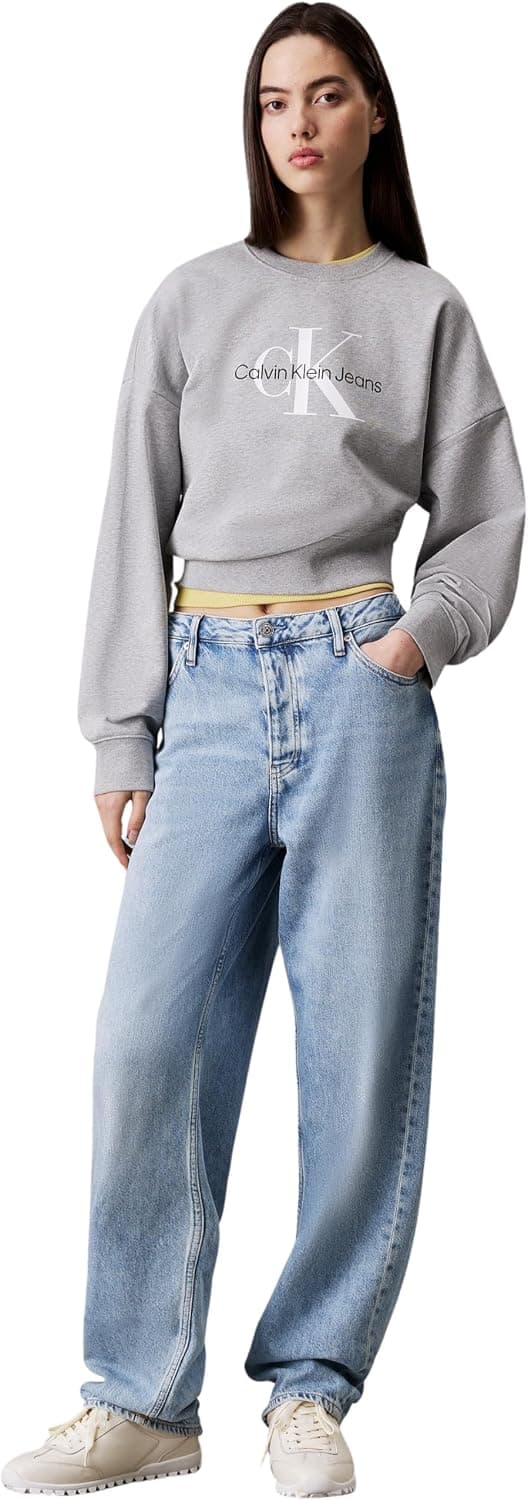 سوئیشرت زنانه Calvin Klein مدل LV047B234GUB1 سوئیشرت زنانه Calvin Klein مدل LV047B234GUB1