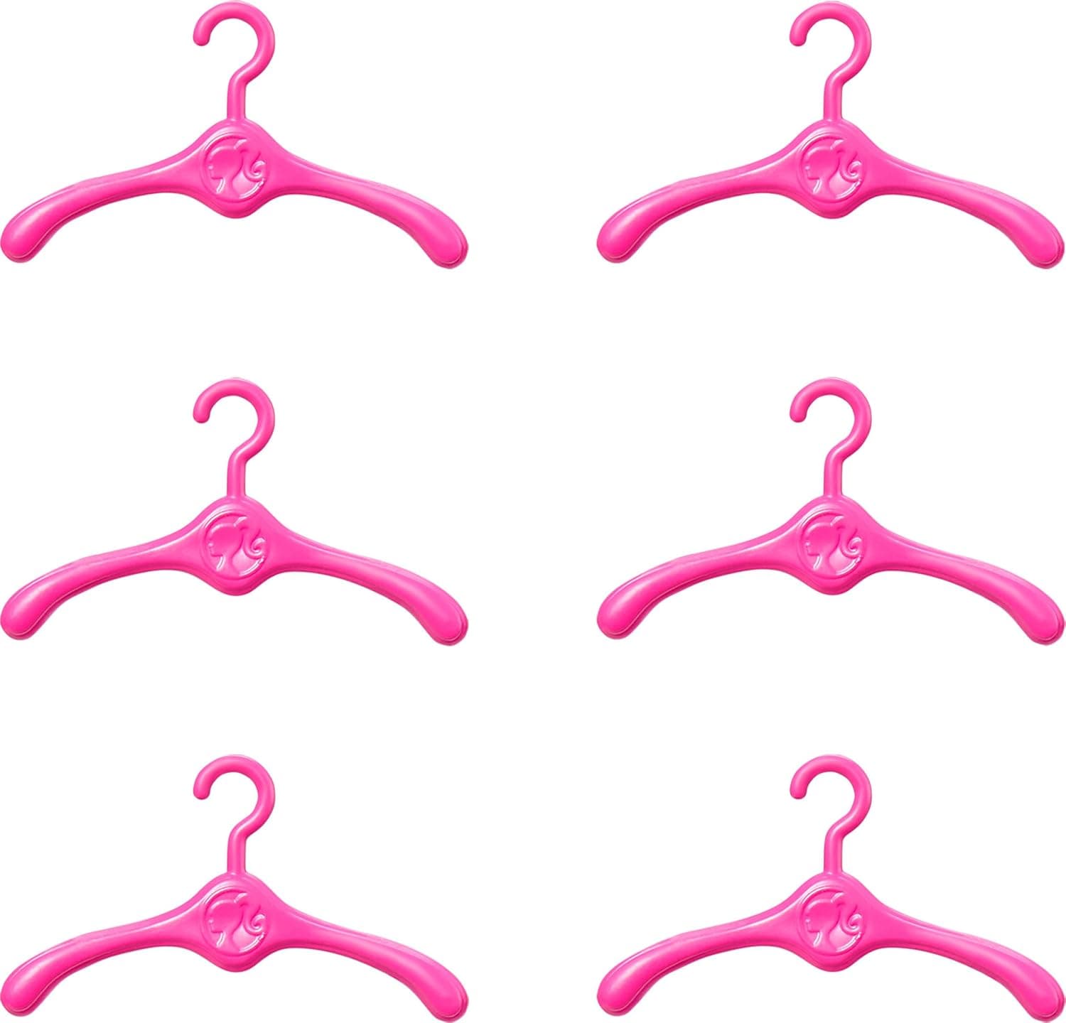 اکسسوری کمد لباس Barbie Fashionistas Ultimate، 6 چوبلباسی، مناسب بالای 3 سال اکسسوری کمد لباس Barbie Fashionistas Ultimate، 6 چوبلباسی، مناسب بالای 3 سال