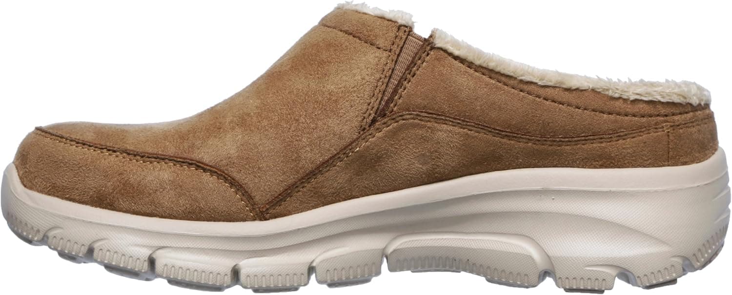 کفش موله زنانه Skechers بدون بند پشت باز مدل Easy Going-Latte-Twin Gore کفش موله زنانه Skechers بدون بند پشت باز مدل Easy Going-Latte-Twin Gore