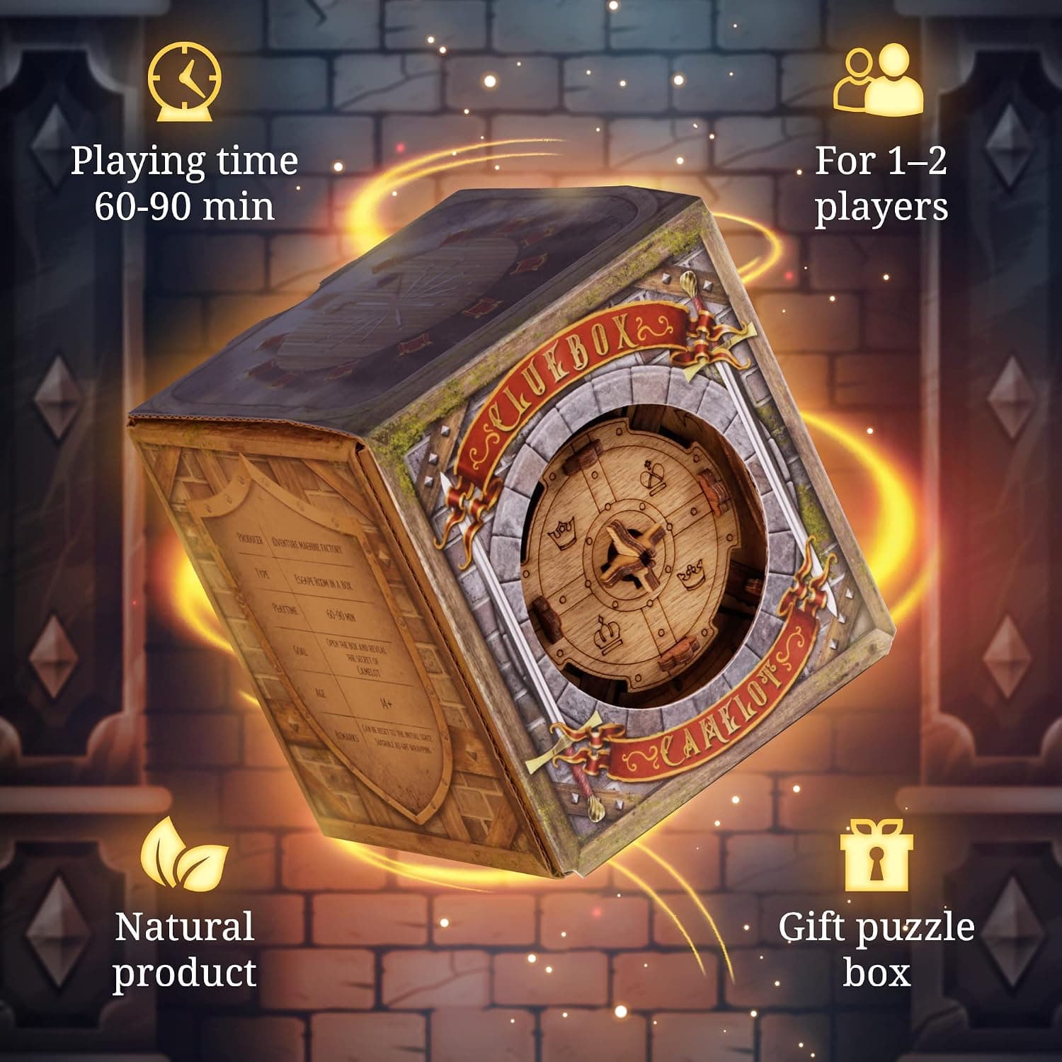 جعبه معمایی iDventure مدل Cluebox 4: The Trial of Camelot جعبه معمایی iDventure مدل Cluebox 4: The Trial of Camelot