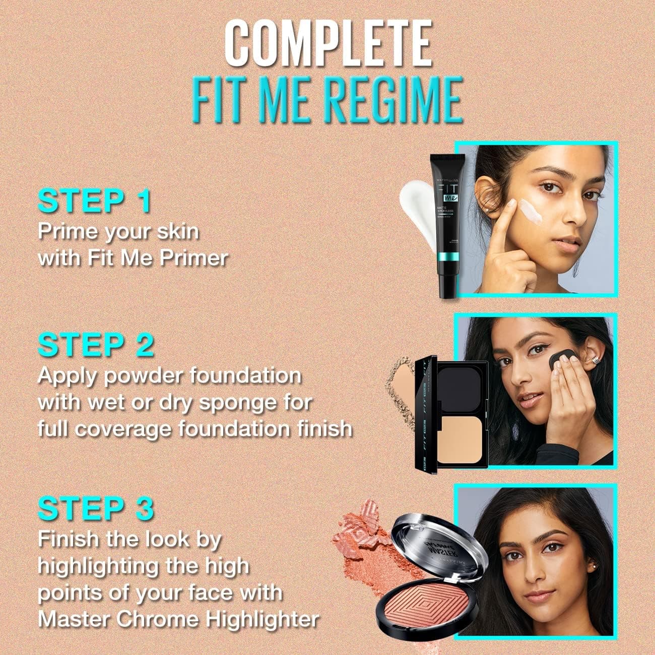 پنکیک فشرده SPF Maybelline New York FIT ME ULTMT TWC مدل 120 پنکیک فشرده SPF Maybelline New York FIT ME ULTMT TWC مدل 120