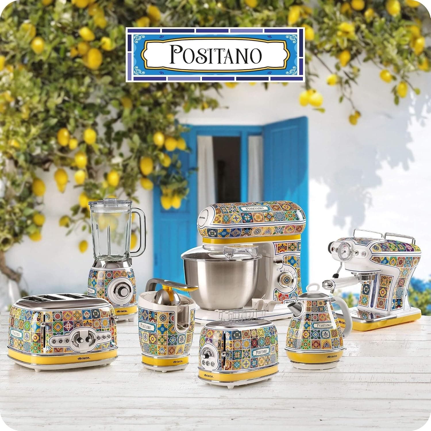 آبمرکبگیر برقی Ariete مدل 413 Positano با اهرم و دو مخروط آبمرکبگیر برقی Ariete مدل 413 Positano با اهرم و دو مخروط