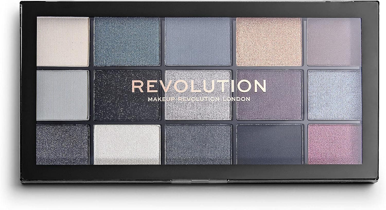 پالت سایه چشم Revolution Beauty London مدل Reloaded ۱۵ رنگ مات و شیمری 16.5g پالت سایه چشم Revolution Beauty London مدل Reloaded ۱۵ رنگ مات و شیمری 16.5g