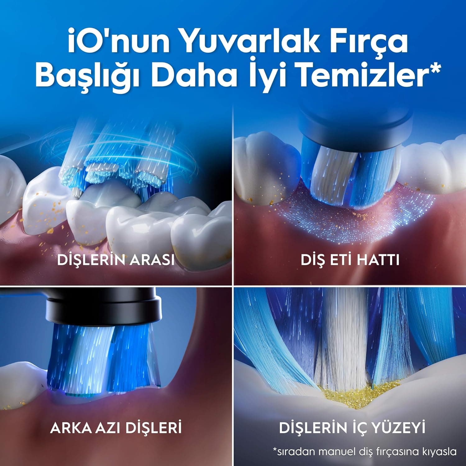 مسواک برقی Oral-B مشکی با فناوری هوش مصنوعی مدل iO 5 مسواک برقی Oral-B مشکی با فناوری هوش مصنوعی مدل iO 5
