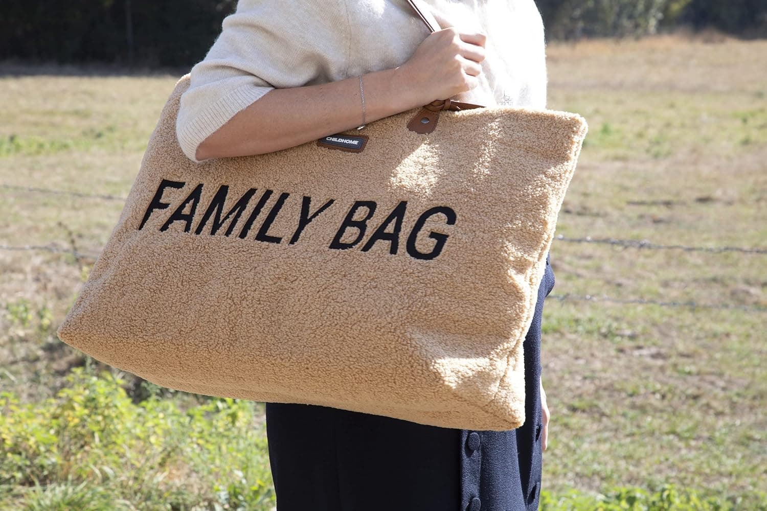 کیف پوشک و مسافرتی جادار Childhome مدل Family Bag با کیفک جداشونده، قهوهای تدی کیف پوشک و مسافرتی جادار Childhome مدل Family Bag با کیفک جداشونده، قهوهای تدی