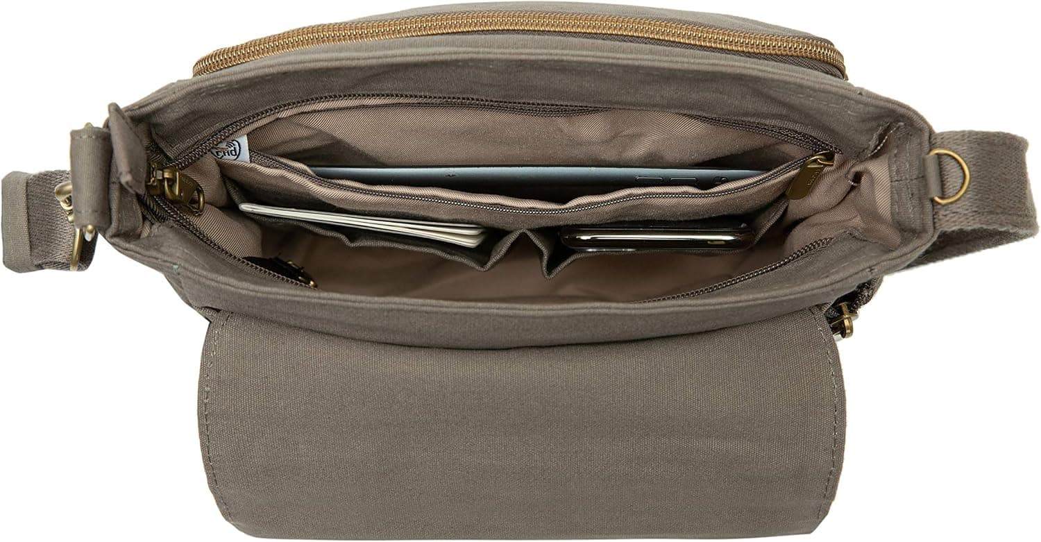 کیف پیک بزرگسال Travelon ضدسرقت مدل Courier Tour Bag کیف پیک بزرگسال Travelon ضدسرقت مدل Courier Tour Bag