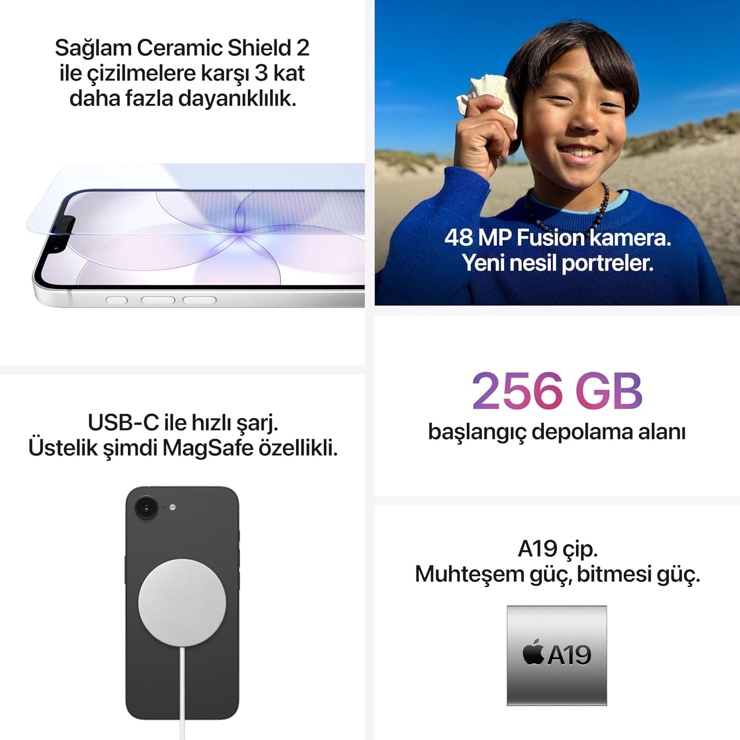 گوشی موبایل Apple iPhone 17e 256 GB صورتی روشن گوشی موبایل Apple iPhone 17e 256 GB صورتی روشن