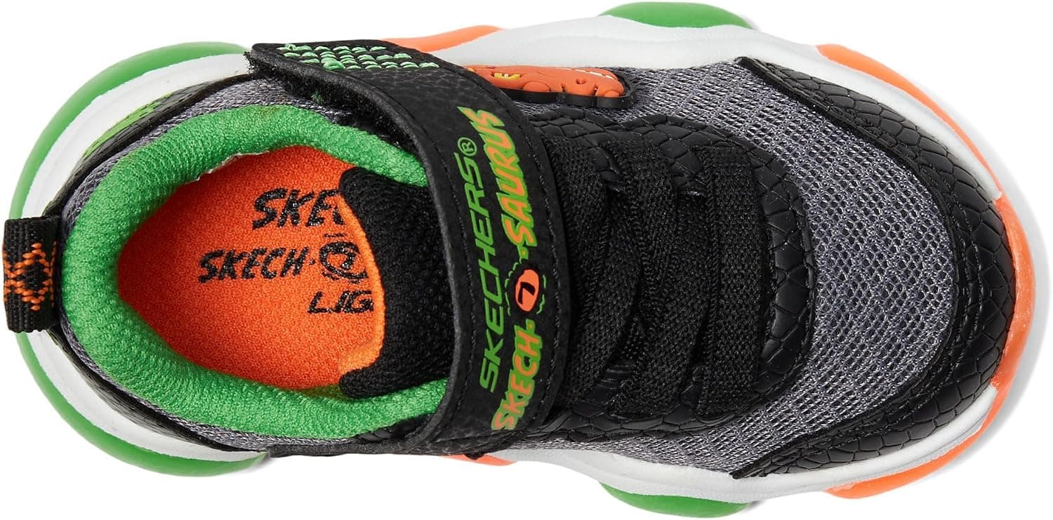 کفش پسرانه Skechers مدل Mighty Glow 2.0 Dino Bolt کفش پسرانه Skechers مدل Mighty Glow 2.0 Dino Bolt