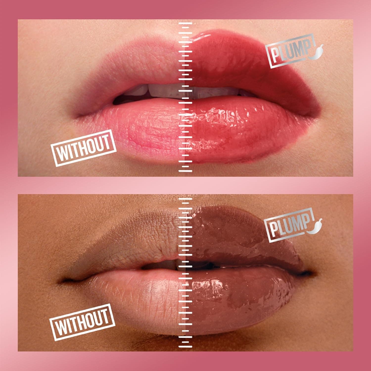 گلوس لب MAYBELLINE Lifter Gloss حجمدهنده فلفل چیلی Maxi-Lip 5% Mauve Bite گلوس لب MAYBELLINE Lifter Gloss حجمدهنده فلفل چیلی Maxi-Lip 5% Mauve Bite