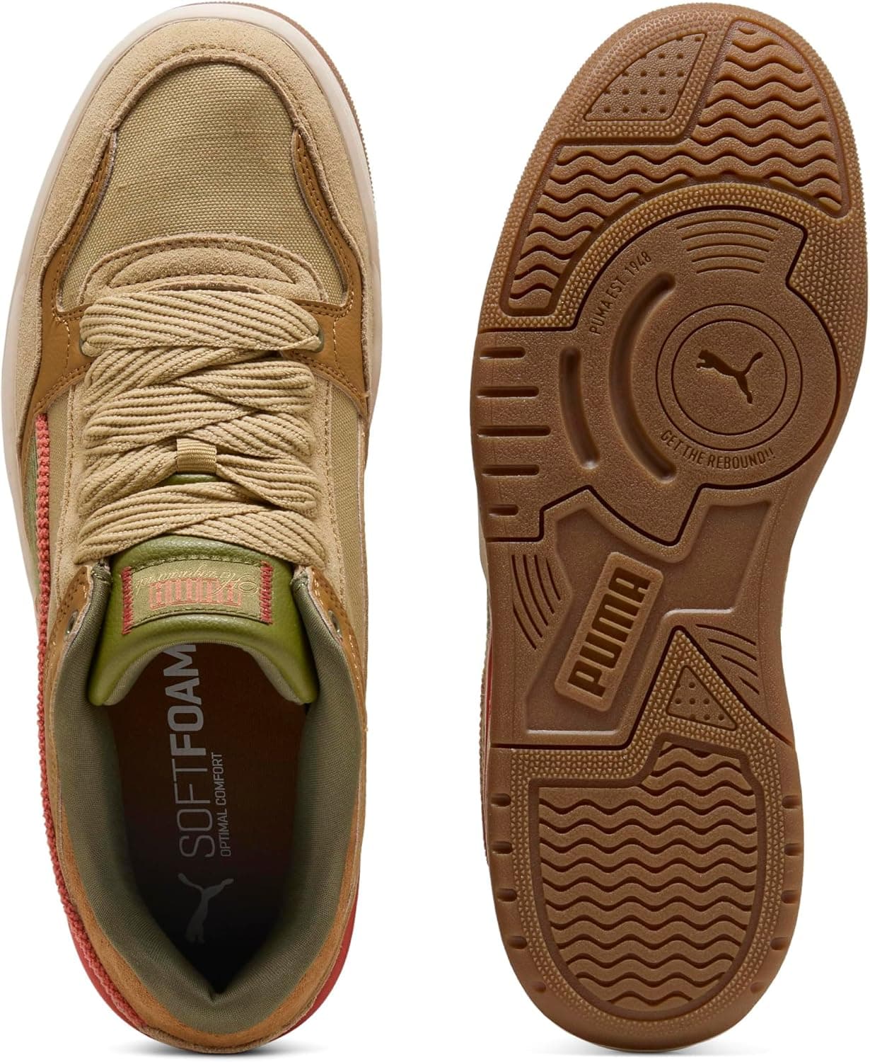 کفش ورزشی یونیسکس بزرگسال PUMA Rebound Retro Etiqueta کفش ورزشی یونیسکس بزرگسال PUMA Rebound Retro Etiqueta