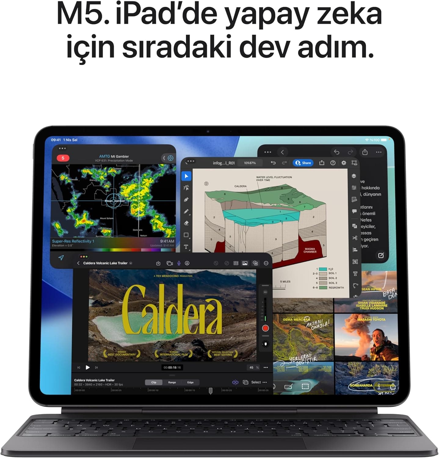 تبلت Apple iPad Pro 13 inch 256 GB مدل M5 مشکی فضایی تبلت Apple iPad Pro 13 inch 256 GB مدل M5 مشکی فضایی