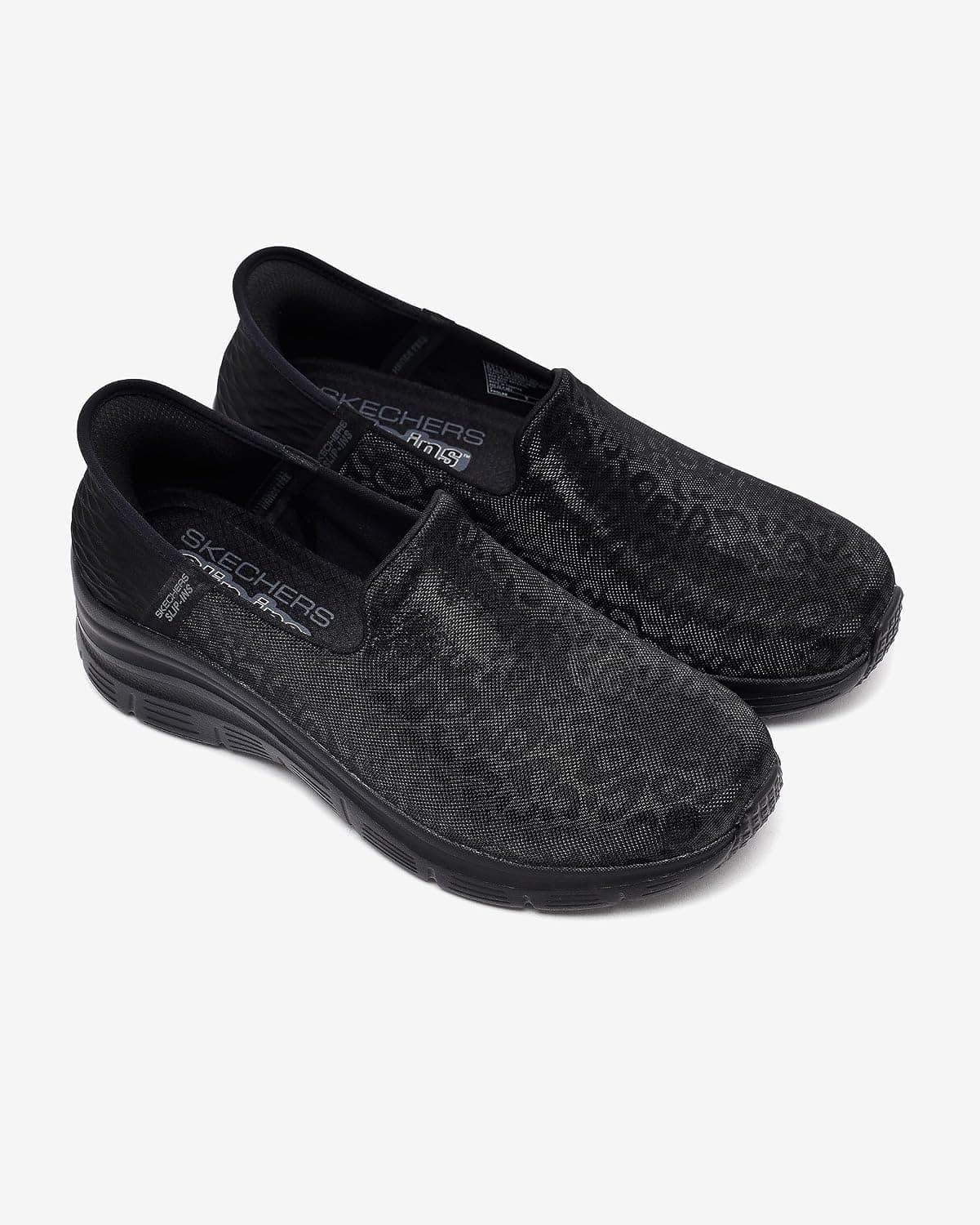 کفش اسنیکر زنانه Skechers فشن فیت مدل 896414TK BBK کفش اسنیکر زنانه Skechers فشن فیت مدل 896414TK BBK