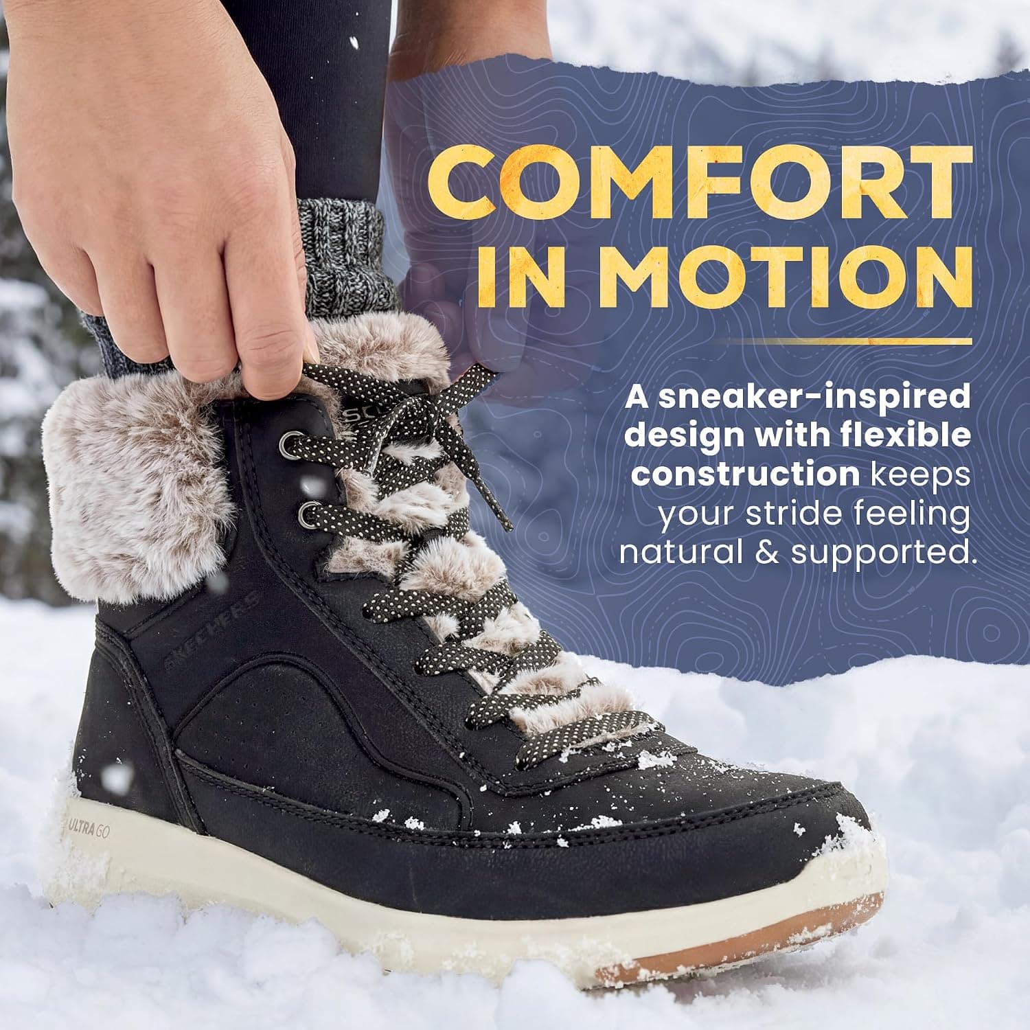 نیمبوت کتانی زنانه Skechers مدل On-The-go Glacial Ultra نیمبوت کتانی زنانه Skechers مدل On-The-go Glacial Ultra