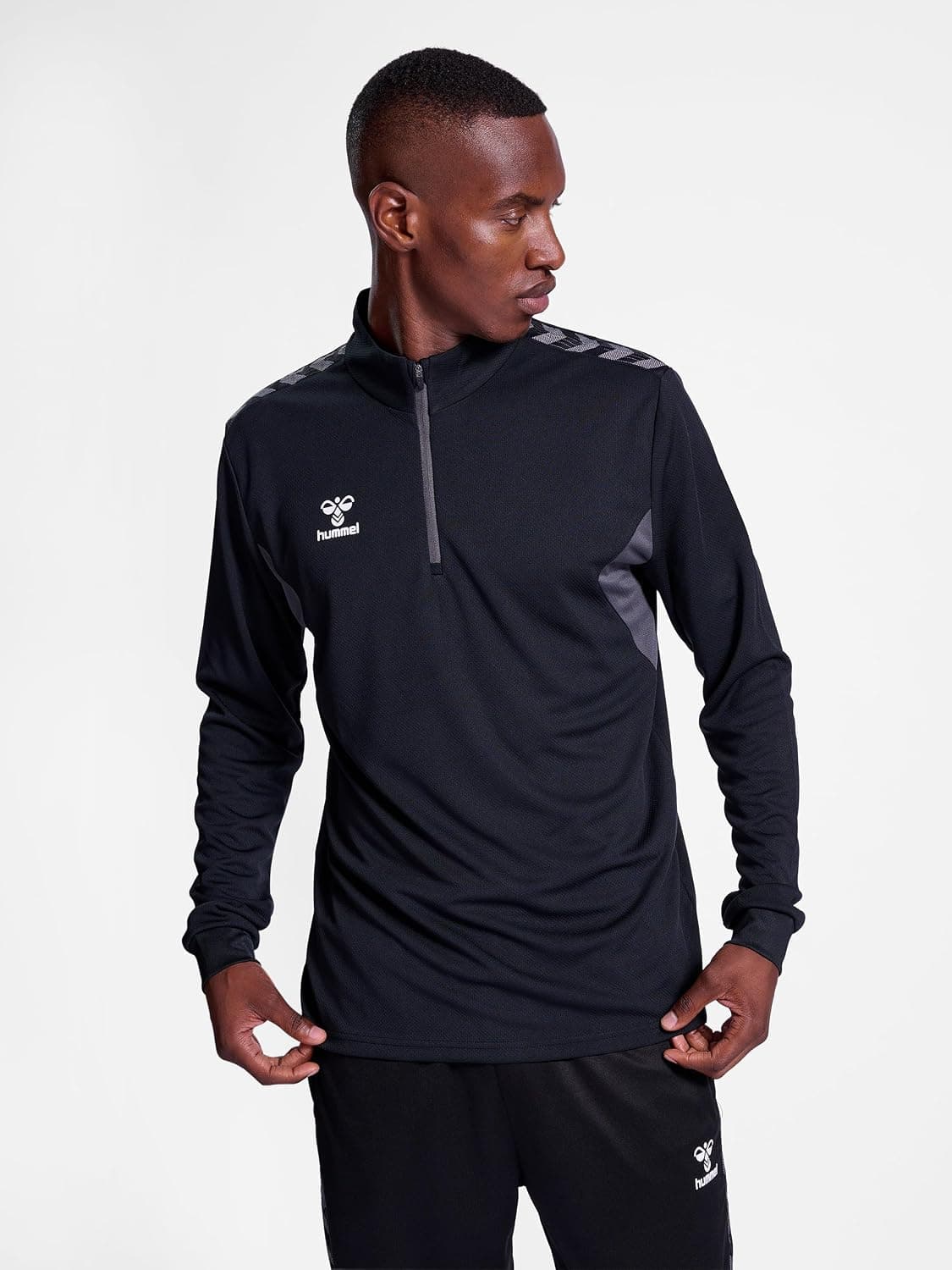 سوئیشرت مردانه hummel نیمزیپ مدل Hmlauthentic سوئیشرت مردانه hummel نیمزیپ مدل Hmlauthentic