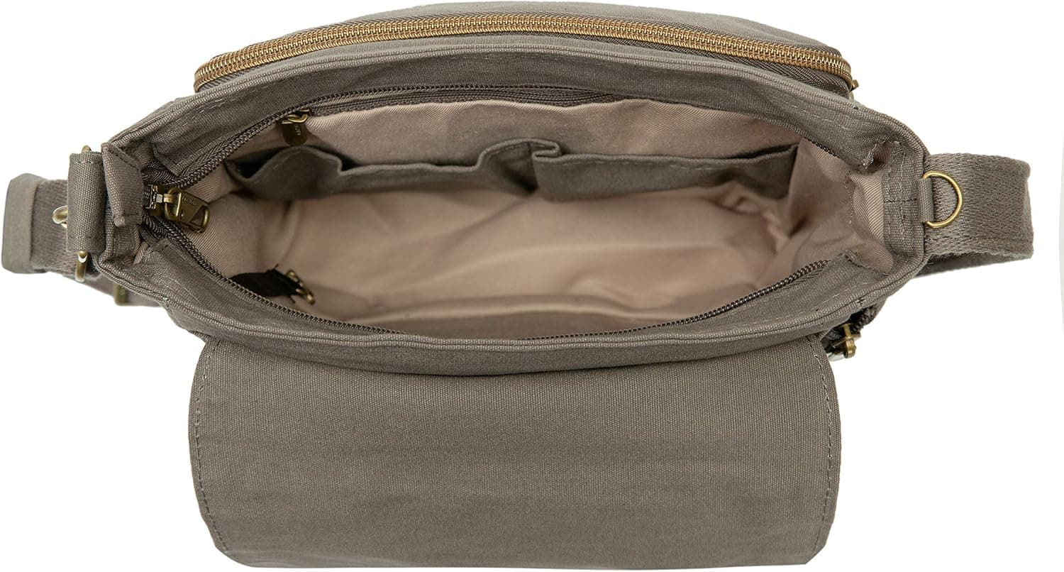 کیف پیک بزرگسال Travelon ضدسرقت مدل Courier Tour Bag کیف پیک بزرگسال Travelon ضدسرقت مدل Courier Tour Bag