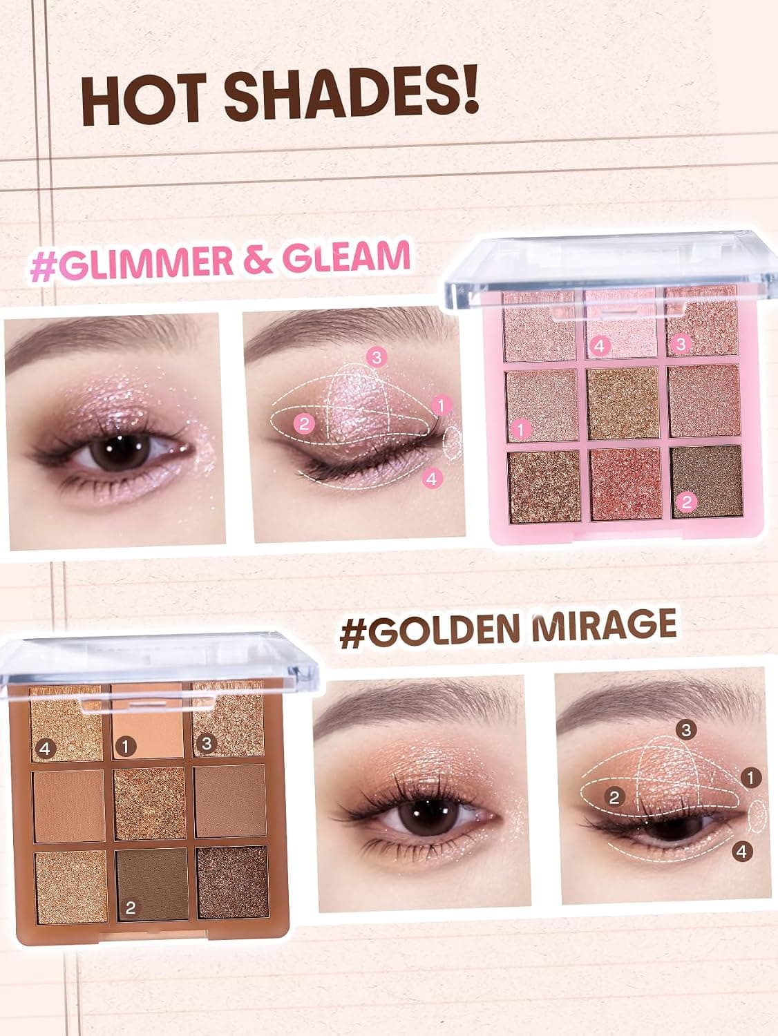پالت سایه چشم SHEGLAM 9 رنگه مات و شاین Coffee Shop پالت سایه چشم SHEGLAM 9 رنگه مات و شاین Coffee Shop