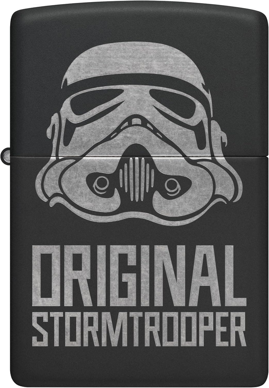 فندک Zippo بادگیر طرح Stormtrooper Helmet مشکی مات با کروم فندک Zippo بادگیر طرح Stormtrooper Helmet مشکی مات با کروم