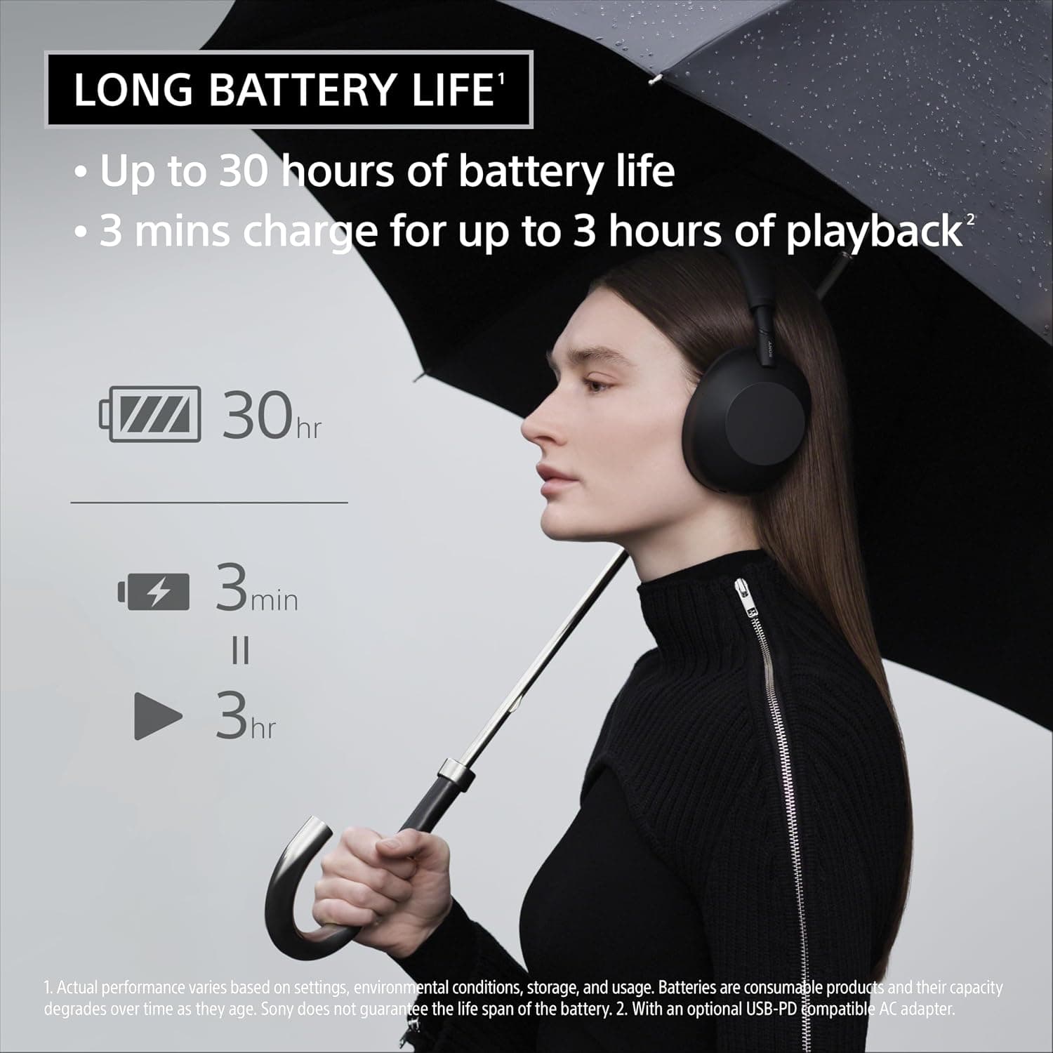 هدفون بیسیم حذف نویز Sony با 12 میکروفون مشکی مدل WH-1000XM6 هدفون بیسیم حذف نویز Sony با 12 میکروفون مشکی مدل WH-1000XM6