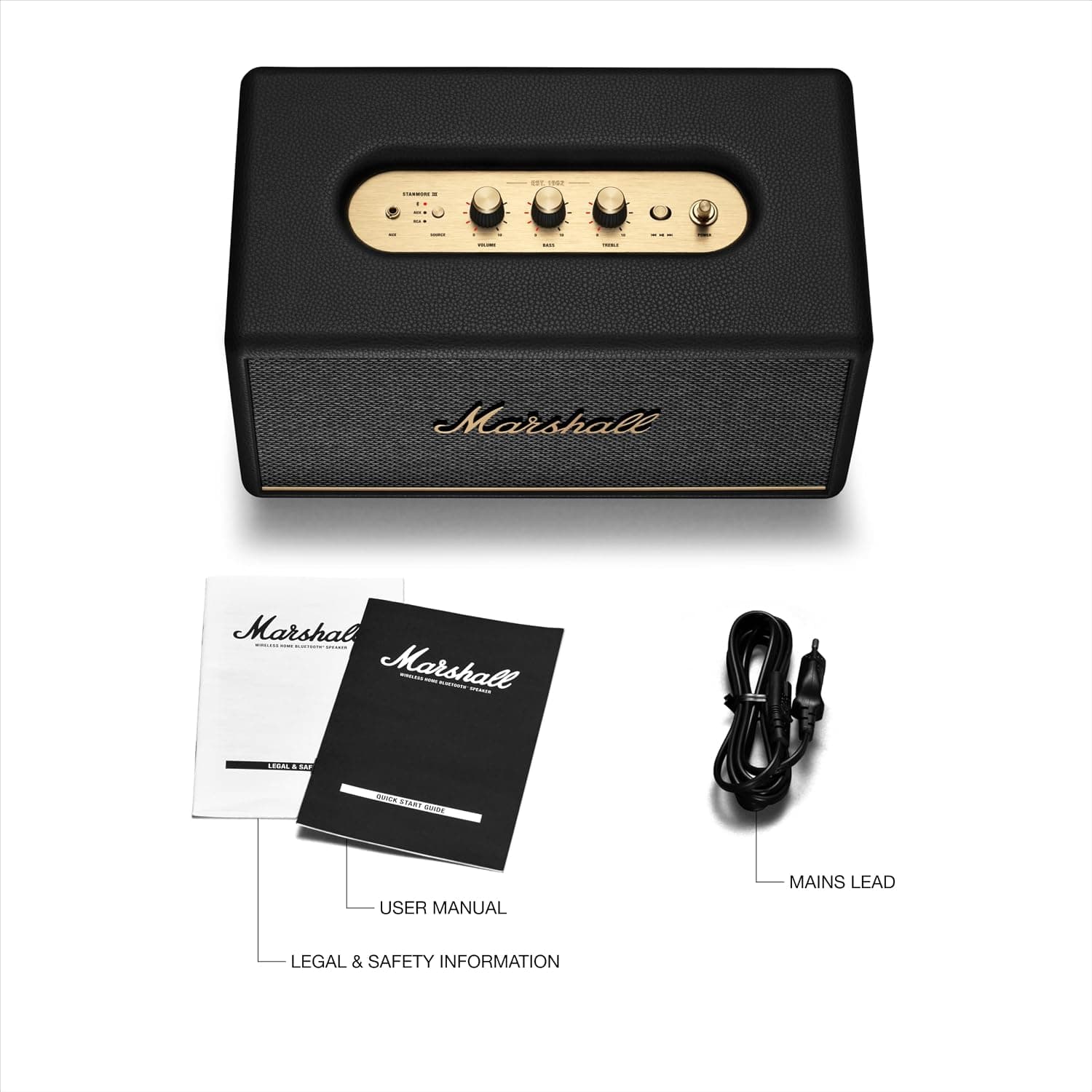 اسپیکر خانگی بلوتوثی Marshall مدل Stanmore III اسپیکر خانگی بلوتوثی Marshall مدل Stanmore III