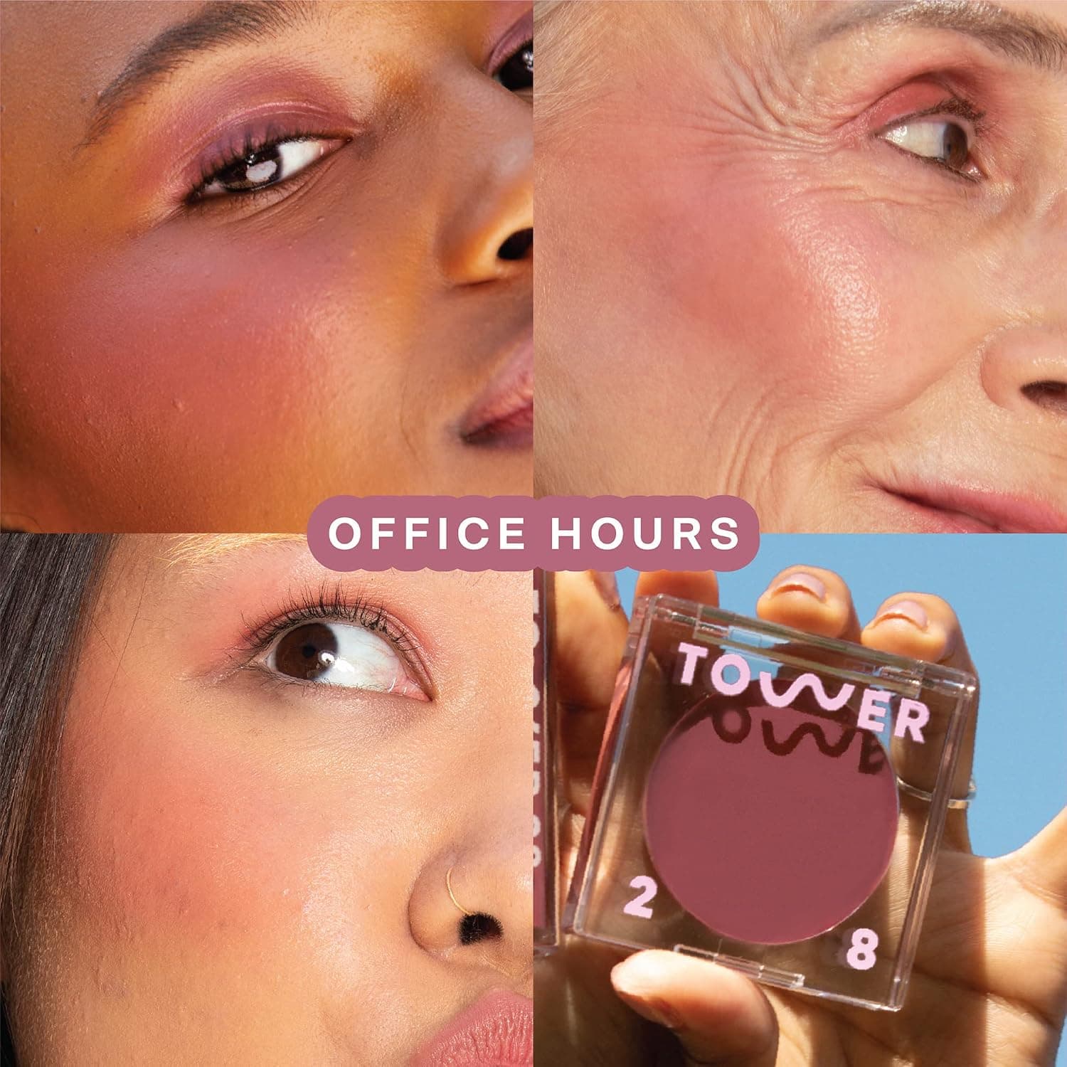 رژگونه کرمی لب و گونه Tower 28 رنگ OFFICE HOURS با جلوه درخشان رژگونه کرمی لب و گونه Tower 28 رنگ OFFICE HOURS با جلوه درخشان