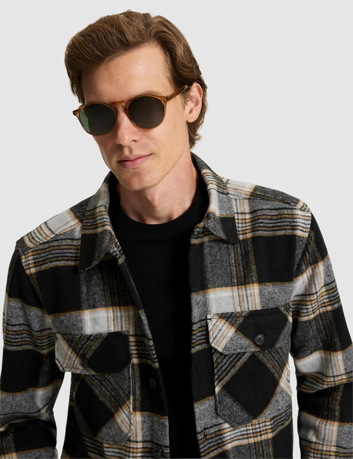 پیراهن مردانه Pierre Cardin سیاه طرحدار مدل 50316763-VR046 پیراهن مردانه Pierre Cardin سیاه طرحدار مدل 50316763-VR046