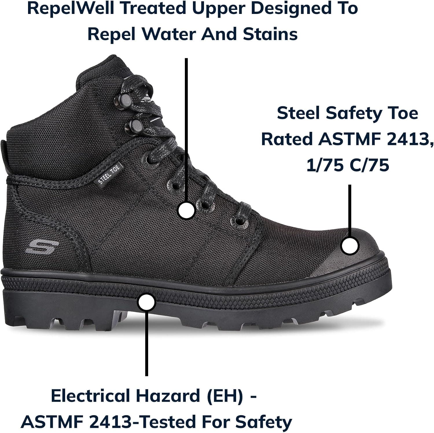 بوت کاری صنعتی زنانه Skechers بوت کاری صنعتی زنانه Skechers