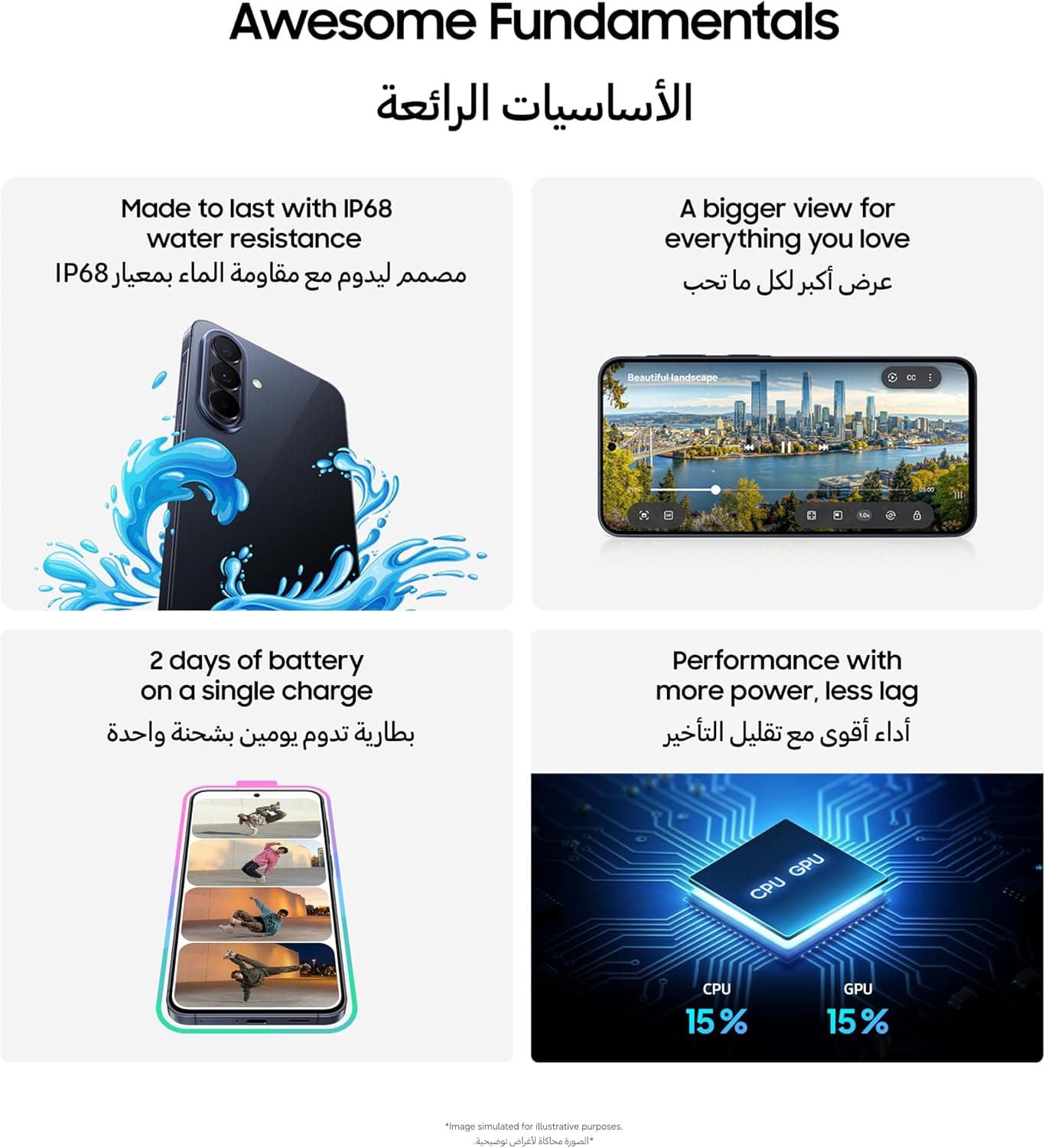 گوشی هوشمند اندرویدی Samsung Galaxy A57 5G با حافظه 512GB، RAM 12GB، دوربین 50MP، رنگ آبی یخی، نسخه UAE گوشی هوشمند اندرویدی Samsung Galaxy A57 5G با حافظه 512GB، RAM 12GB، دوربین 50MP، رنگ آبی یخی، نسخه UAE