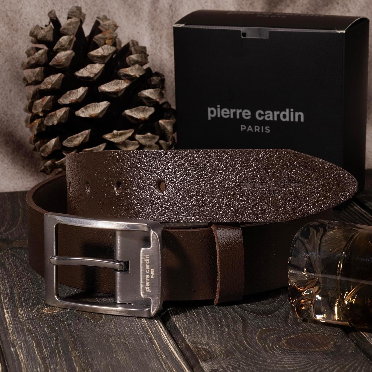 کمربند مردانه Pierre Cardin چرمی عرض 4 cm مدل PC3100 کمربند مردانه Pierre Cardin چرمی عرض 4 cm مدل PC3100