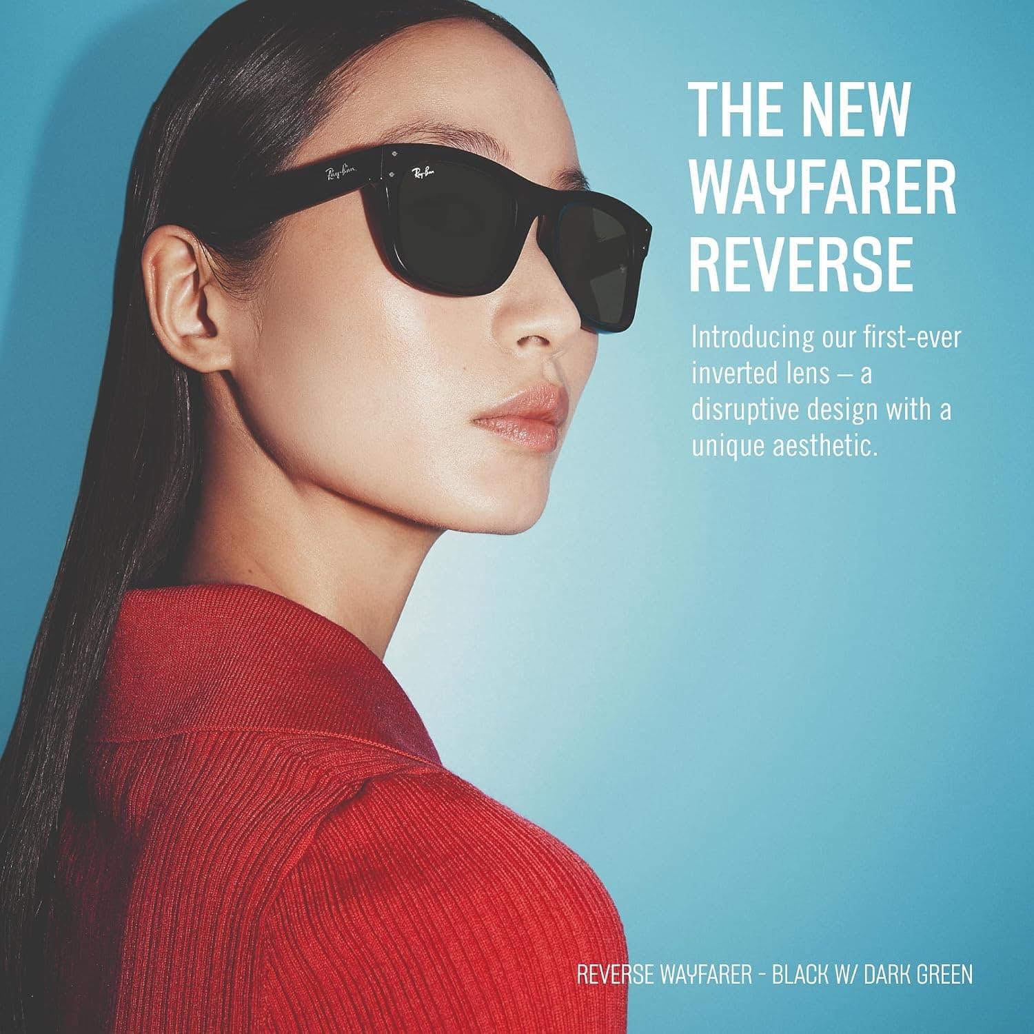 عینک آفتابی Ray-Ban Wayfarer مربعی معکوس مدل Rbr0502s عینک آفتابی Ray-Ban Wayfarer مربعی معکوس مدل Rbr0502s