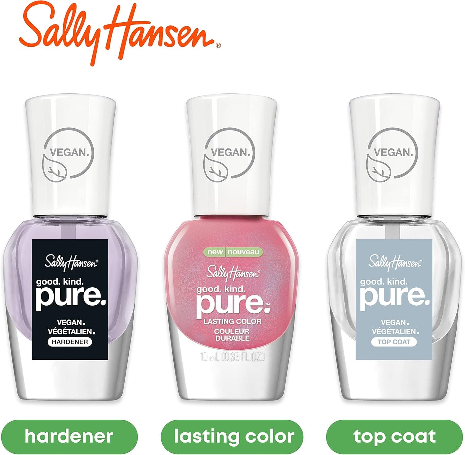 لاک ناخن Sally Hansen Good.Kind.Pure. رنگ چای سفید 10ml لاک ناخن Sally Hansen Good.Kind.Pure. رنگ چای سفید 10ml