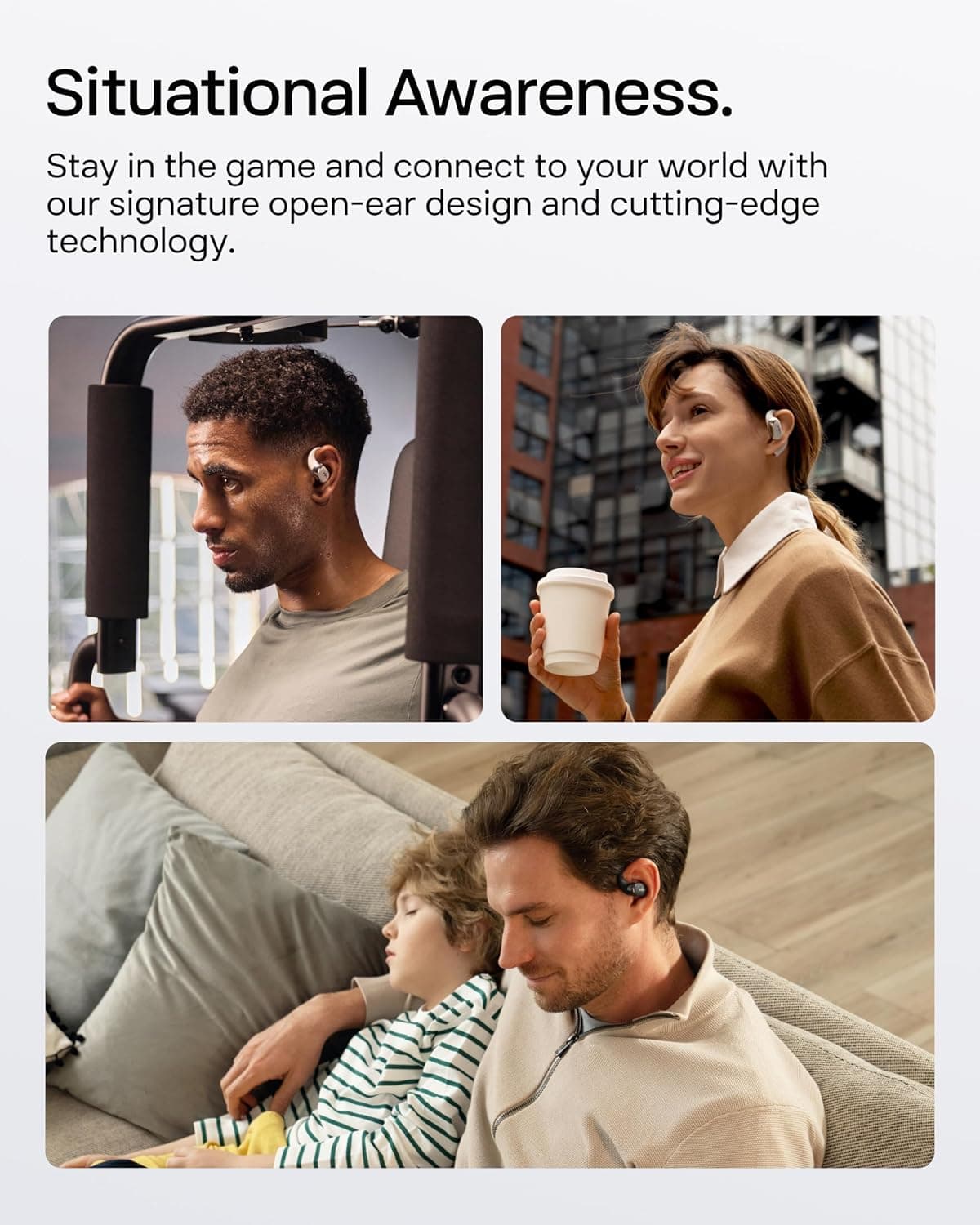 هدفون SHOKZ گوشباز مدل OpenFit 2+ مشکی هدفون SHOKZ گوشباز مدل OpenFit 2+ مشکی