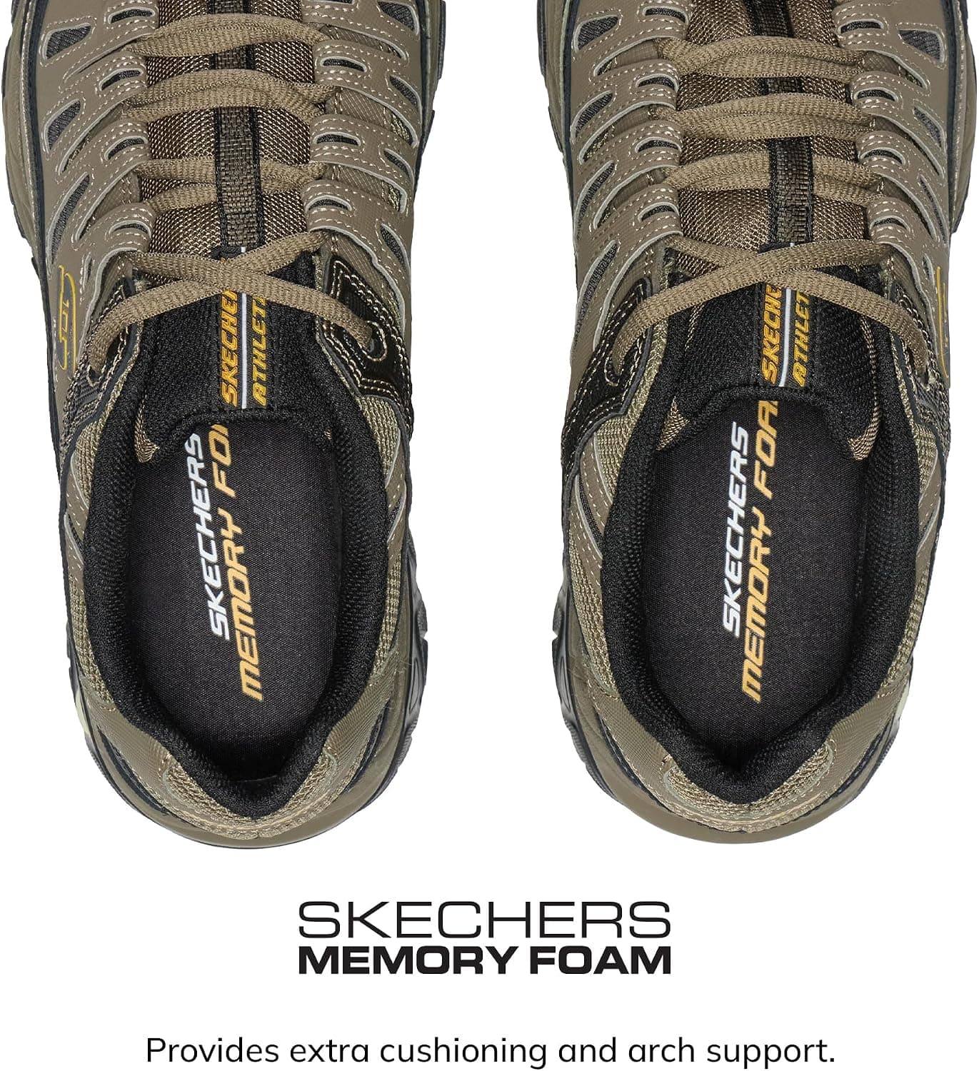 کفش ورزشی مردانه Skechers بنددار با کفی حافظهدار مدل Afterburn کفش ورزشی مردانه Skechers بنددار با کفی حافظهدار مدل Afterburn