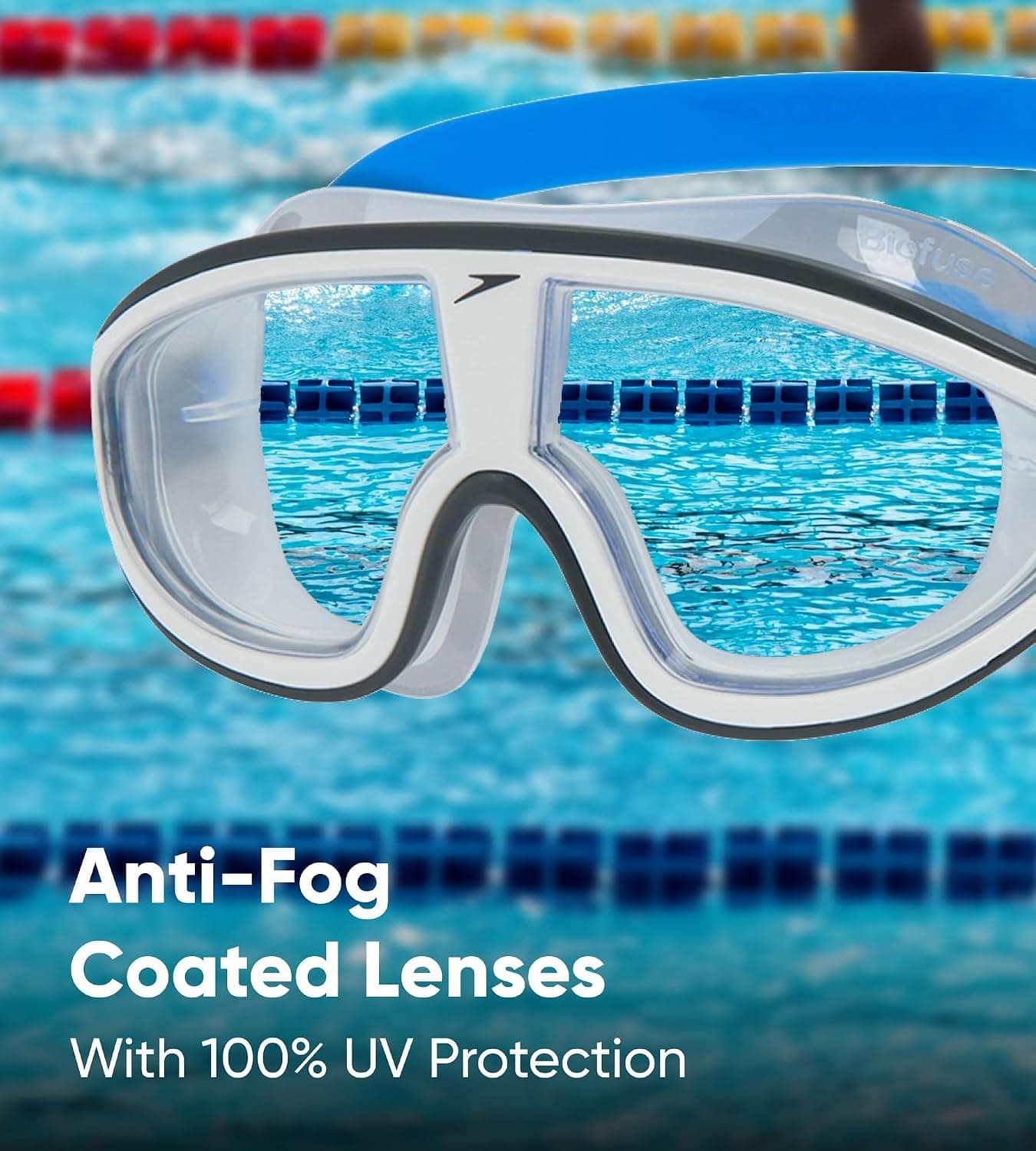 عینک شنای یونیسکس بزرگسالان Speedo مدل Biofuse Rift عینک شنای یونیسکس بزرگسالان Speedo مدل Biofuse Rift