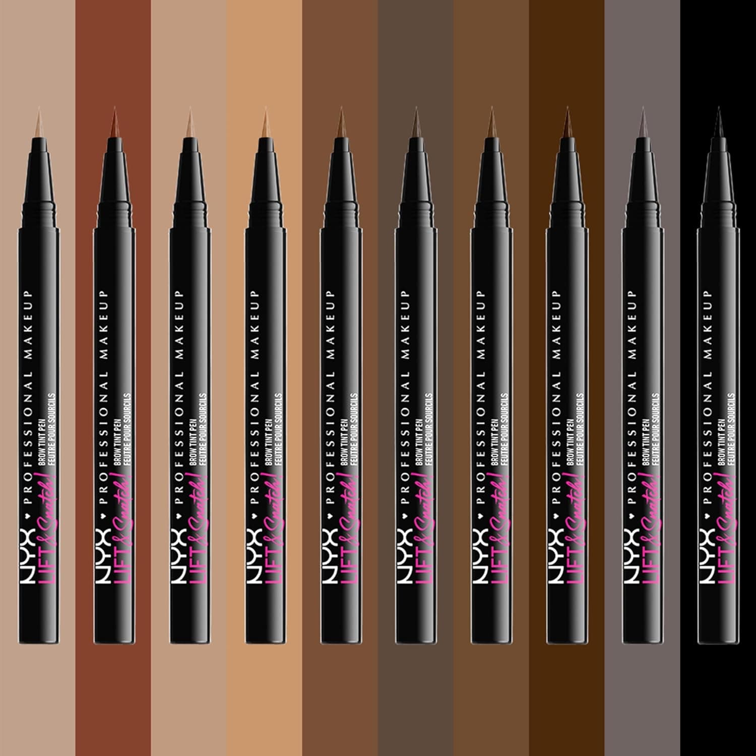 قلم رنگ ابرو NYX PROFESSIONAL MAKEUP Lift & Snatch با نوک میکرو انعطافپذیر، ضدلک و ضدانتقال، رنگ Espresso 08، 14 G قلم رنگ ابرو NYX PROFESSIONAL MAKEUP Lift & Snatch با نوک میکرو انعطافپذیر، ضدلک و ضدانتقال، رنگ Espresso 08، 14 G
