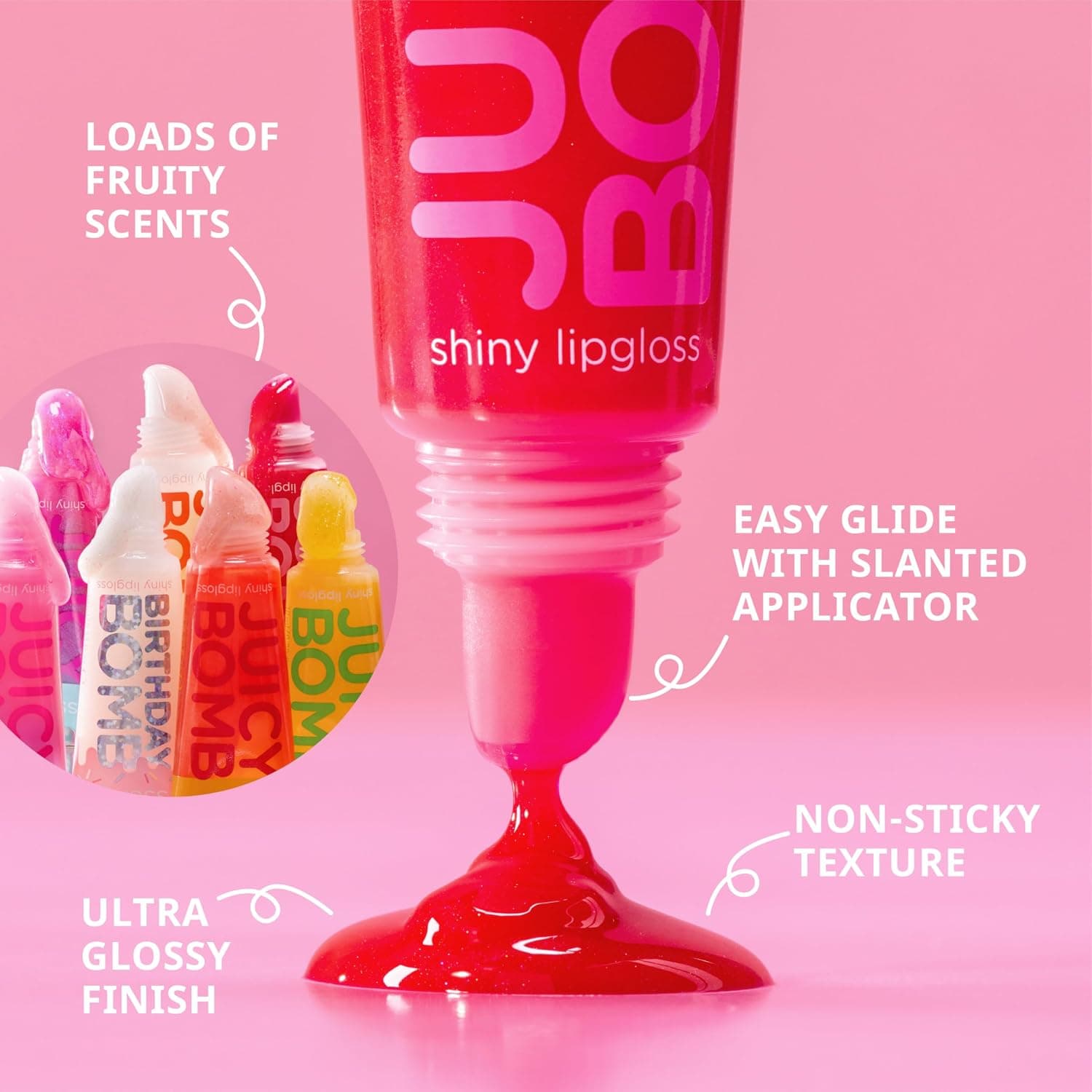 برق لب براق Essence Cosmetics JUICY BOMB مدل 102 برق لب براق Essence Cosmetics JUICY BOMB مدل 102