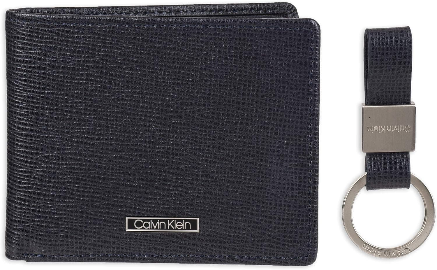 کیف پول دو لت چرمی مردانه Calvin Klein با محافظت RFID کیف پول دو لت چرمی مردانه Calvin Klein با محافظت RFID