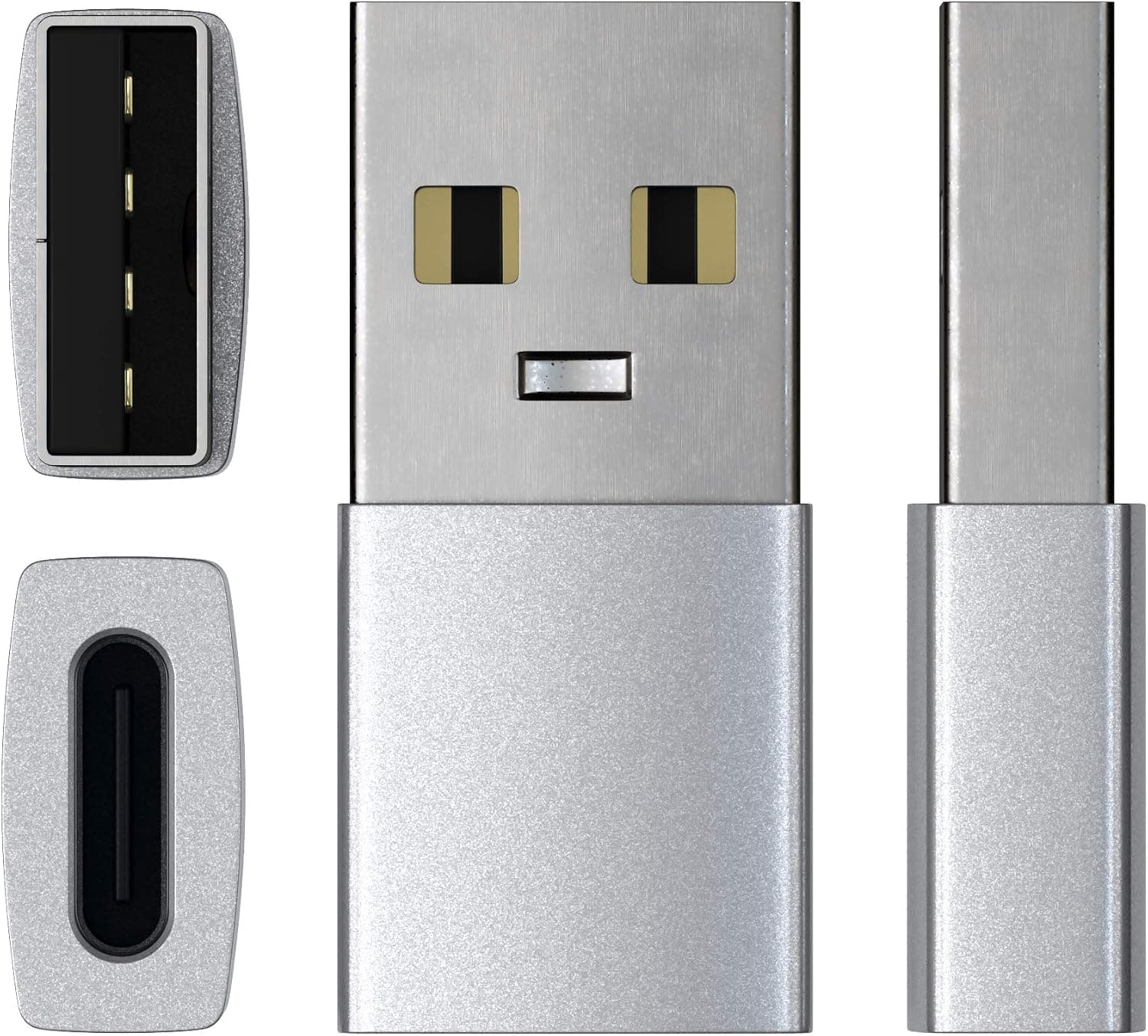 آداپتور SATECHI مبدل USB-A به USB-C با شارژ Power Delivery مسافرتی نقرهای آداپتور SATECHI مبدل USB-A به USB-C با شارژ Power Delivery مسافرتی نقرهای