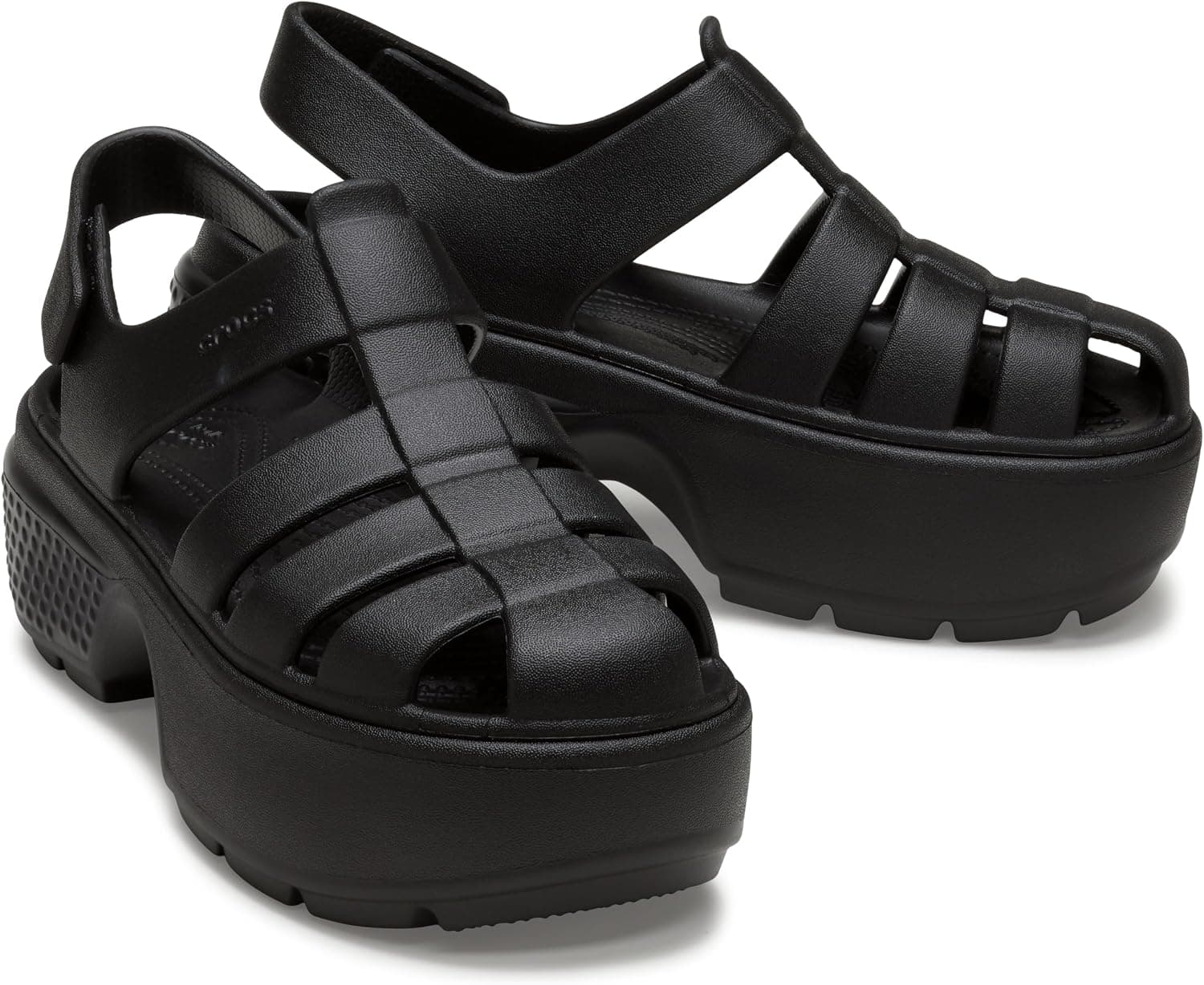 صندل یونیسکس بزرگسال Crocs پاشنهدار مدل Stomp Fisherman صندل یونیسکس بزرگسال Crocs پاشنهدار مدل Stomp Fisherman
