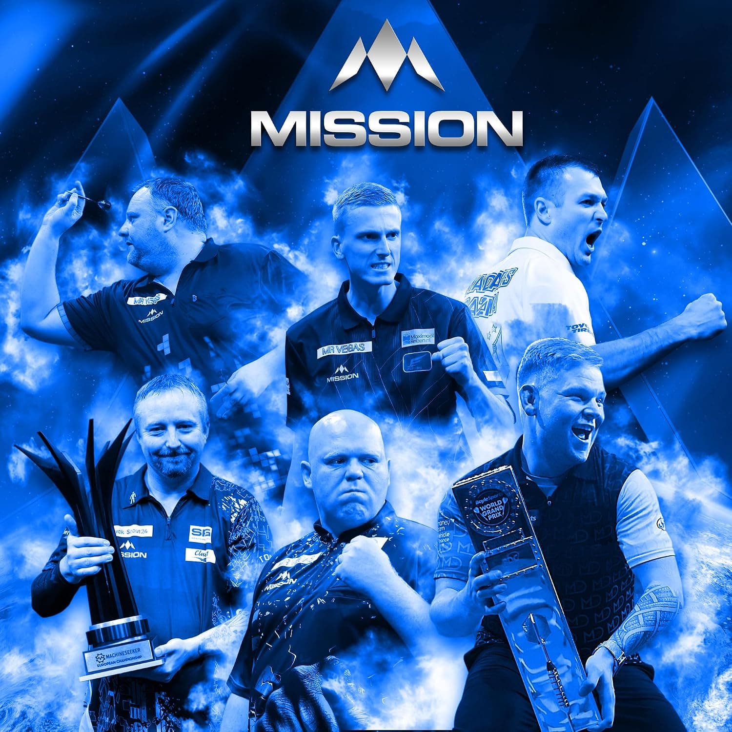 سیستم پره و شفت یکپارچه دارت Mission Darts قالبگیری دقیق مدل Force 90 Vortex سیستم پره و شفت یکپارچه دارت Mission Darts قالبگیری دقیق مدل Force 90 Vortex