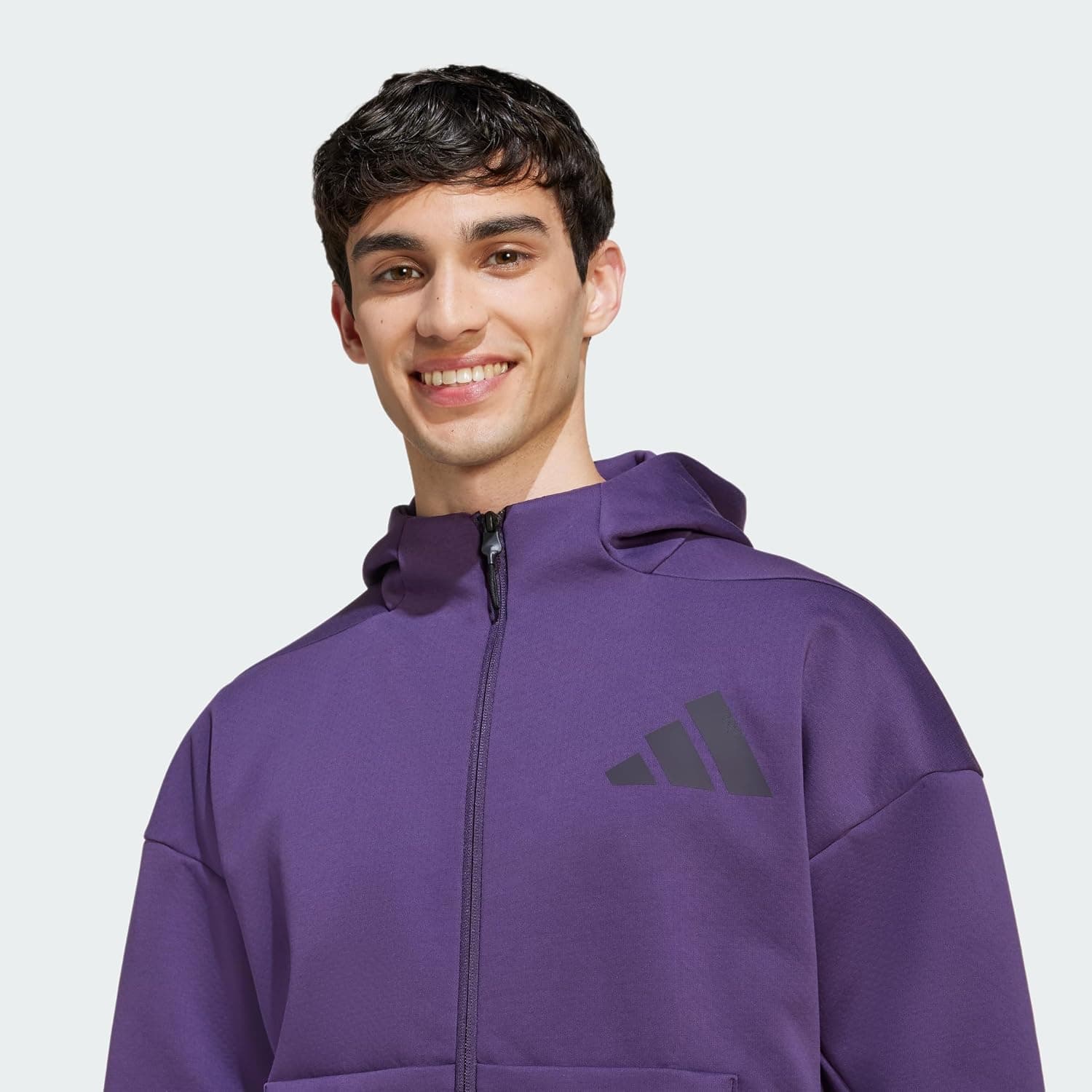 ژاکت مردانه adidas روزمره Z.N.E. FZ مشکی مدل JE7538 ژاکت مردانه adidas روزمره Z.N.E. FZ مشکی مدل JE7538