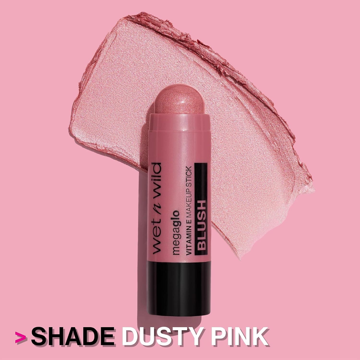 استیک آرایشی Wet n Wild Mega Glo وگان و بدون تست حیوانی رنگ صورتی غبارآلود استیک آرایشی Wet n Wild Mega Glo وگان و بدون تست حیوانی رنگ صورتی غبارآلود
