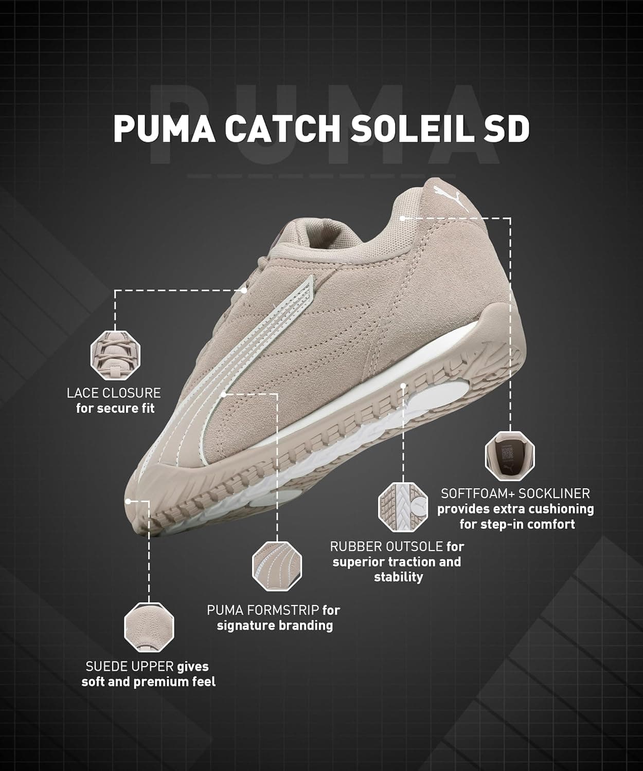 صندل زنانه PUMA مدل Catch Soleil SD صندل زنانه PUMA مدل Catch Soleil SD