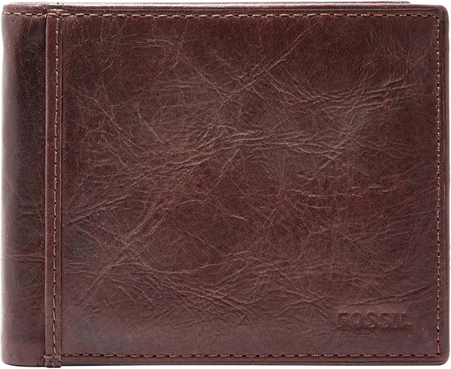 کیف پول مردانه Fossil چرمی دولت با پنجره کارت شناسایی تاشو کیف پول مردانه Fossil چرمی دولت با پنجره کارت شناسایی تاشو