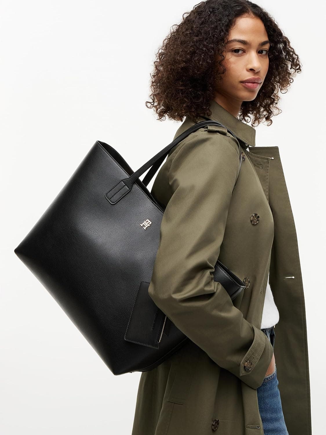 کیف زنانه Tommy Hilfiger مدل TH ICON TOTE کیف زنانه Tommy Hilfiger مدل TH ICON TOTE
