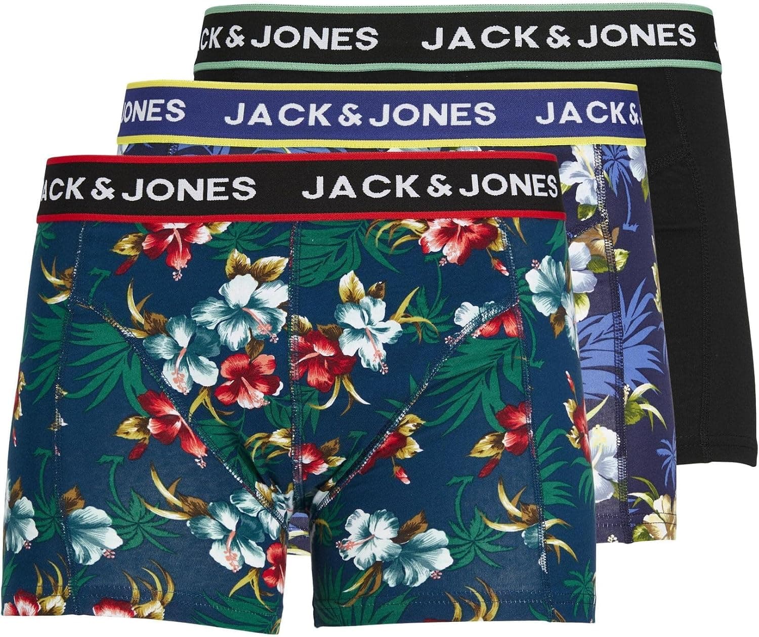 باکسر مردانه JACK & JONES بسته 3 عددی باکسر مردانه JACK & JONES بسته 3 عددی