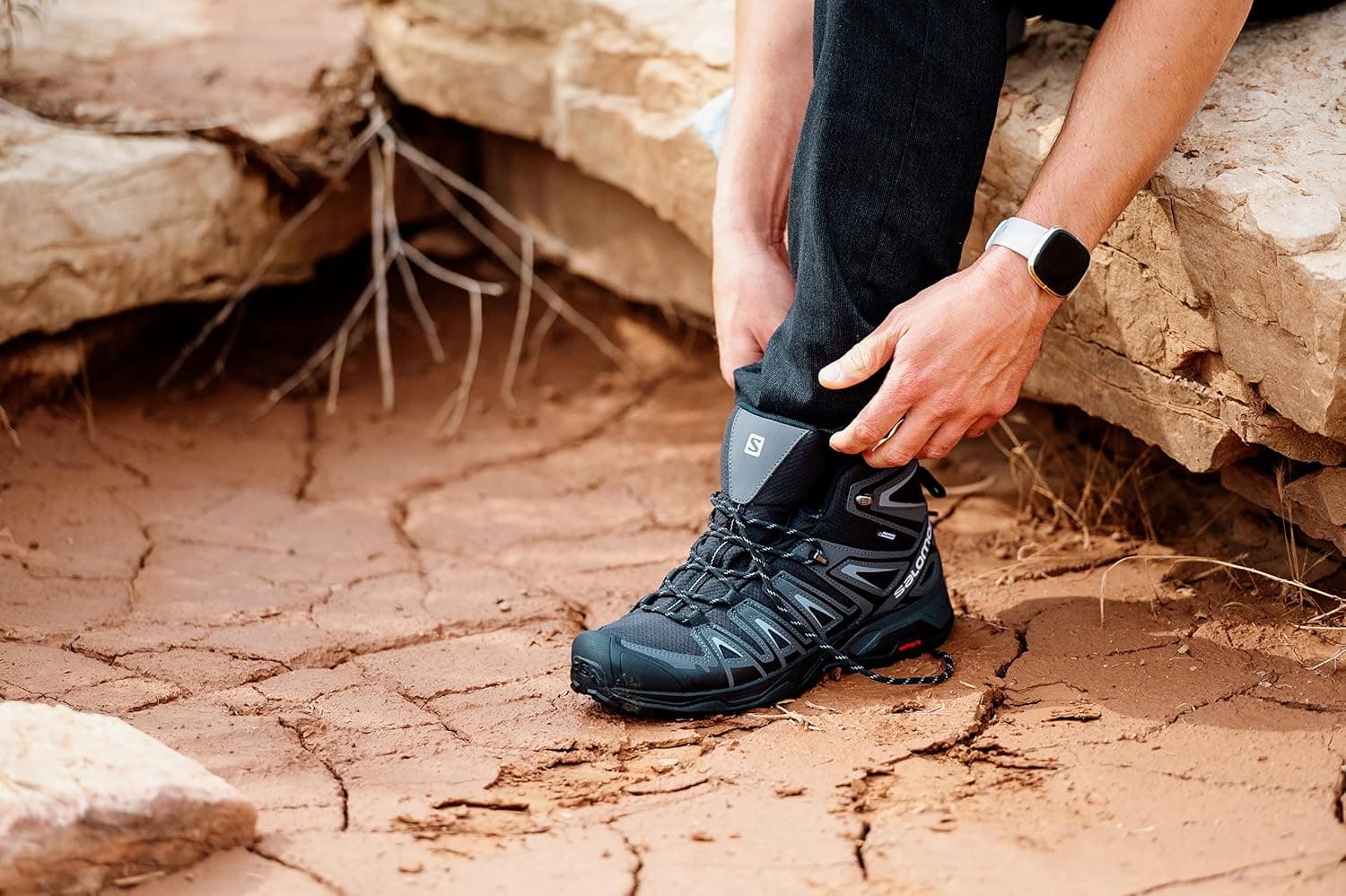 کفش صخرهنوردی مردانه SALOMON ضد آب مدل X Ultra Pioneer Mid Climasalomon کفش صخرهنوردی مردانه SALOMON ضد آب مدل X Ultra Pioneer Mid Climasalomon