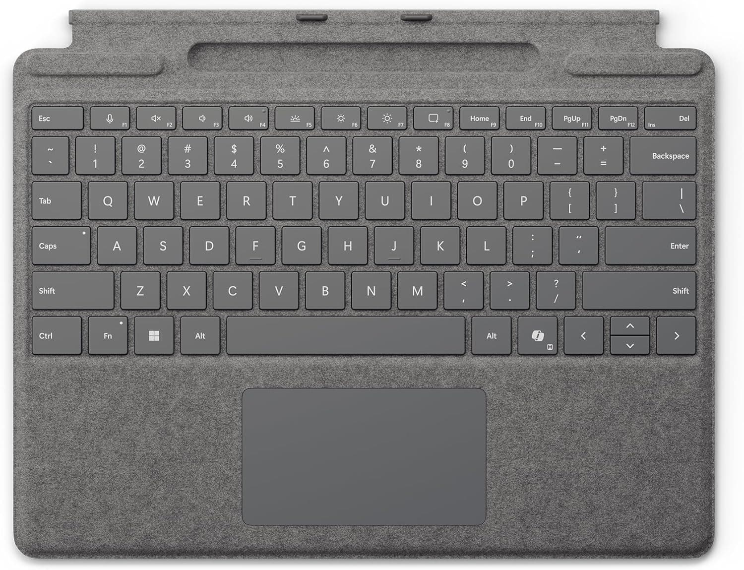 کیبورد Microsoft Surface Pro با محفظه نگهداری Slim Pen سازگار با Surface Pro (11th Edition)، Surface Pro 9 و Surface Pro 8 رنگ پلاتینی کیبورد Microsoft Surface Pro با محفظه نگهداری Slim Pen سازگار با Surface Pro (11th Edition)، Surface Pro 9 و Surface Pro 8 رنگ پلاتینی